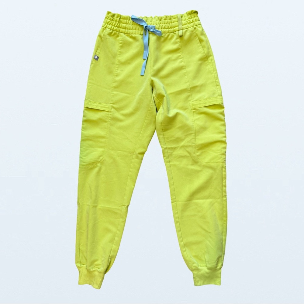 FIGS Limited Edition Citrine High Waisted Uman Relaxed Jogger Scrub, Size XXSP